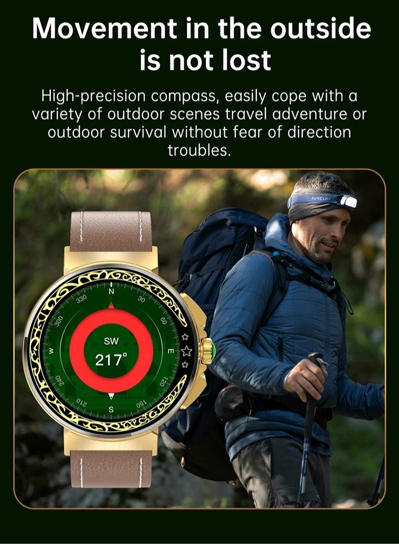 Wrist Watch with Compass for Men and Women, Compatible with Android and iOS - Image 2