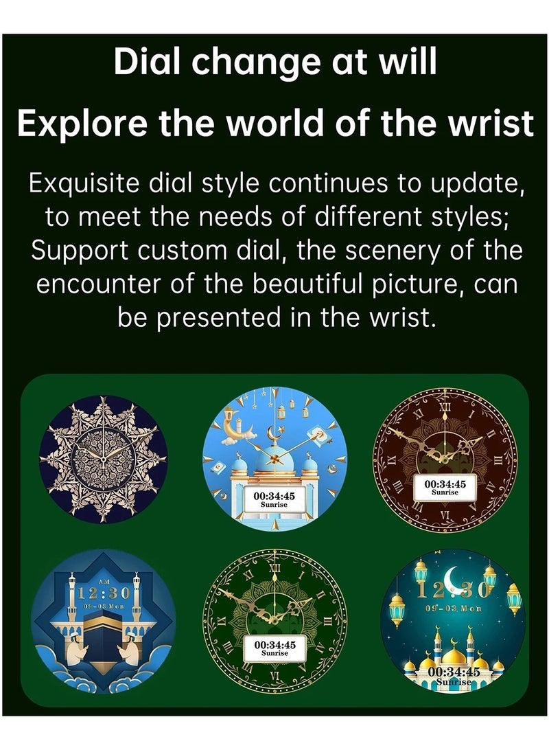 Wrist Watch with Compass for Men and Women, Compatible with Android and iOS - Image 3