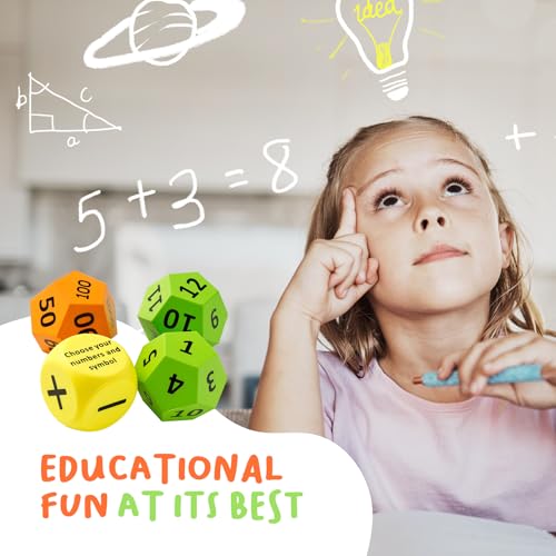 BETTERLINE Math Dice Game for Kids Teens and Adults Math Skill Game Fun Educational Activity Mental Math Game for Family Entertainment Teachers and Learning Engaging Brain Exercise for All Ages - Image 5