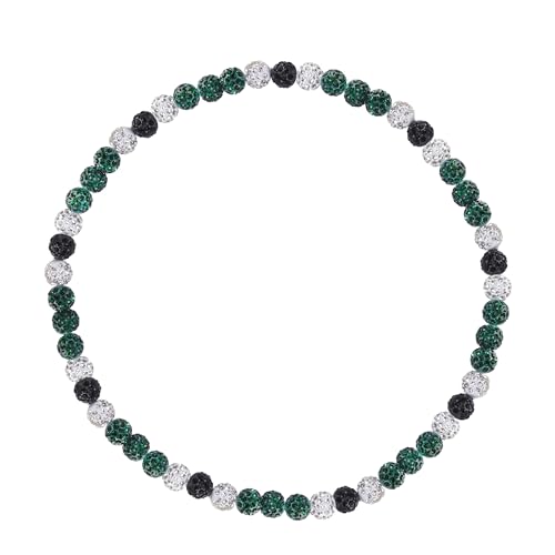 EXPHAIN Athletics Baseball Necklace For Men Women Baseball Team Inspired Beaded Necklace Unisex Rhinestone Discoball Necklaces Jewelry-Gift For Baseball Team Lovers - Image 1