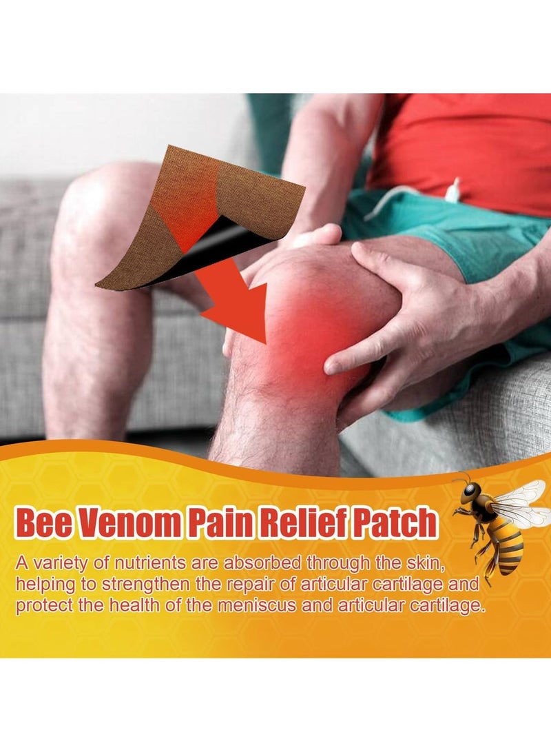 SOUTH MOON 10pcs Bee-Venom Pain Relief Patch, Joint & Bone Therapy Patches, Bee-Venom Joint Therapy Patches, Natural Knee Pain Patch, Joint Relief and Nerve Pain Relief Patches - Image 2