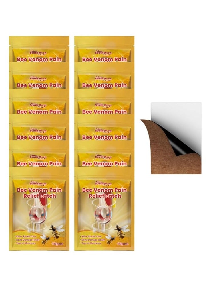 SOUTH MOON 10pcs Bee-Venom Pain Relief Patch, Joint & Bone Therapy Patches, Bee-Venom Joint Therapy Patches, Natural Knee Pain Patch, Joint Relief and Nerve Pain Relief Patches - Image 4