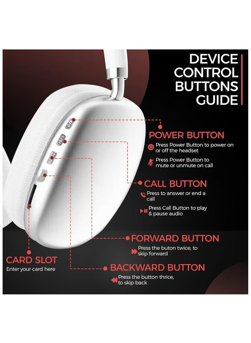 Generic - P9 Plus Bluetooth Headset Exceptional Sound, AirPods Compatible, Comfortable Design, Enhanced Bluetooth Connectivity, Built-in Mic Perfect for Immersive Audio, Travel, and All-Day - Image 1