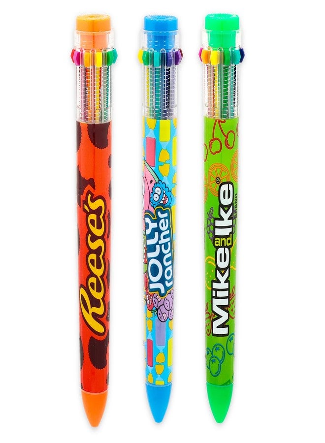Hershey's Candy Themed Pen Set - Drawing Supplies Bundle with Scented Reese's, Jolly Ranchers, Mike & Ike 10 in 1 Pens Plus Door Hanger | Candy Scented Marker Art Supplies for Kids - Image 2