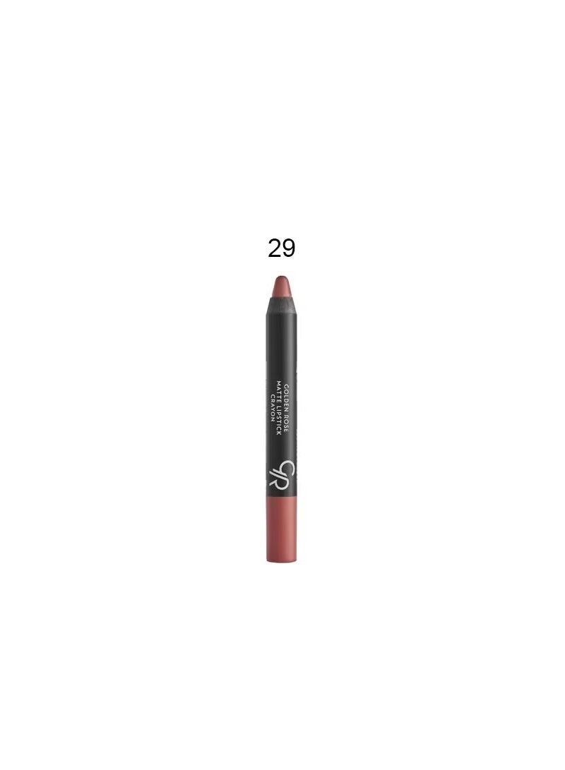 Golden Rose Matte Lip Stick Crayon, No. 29 - Image 2