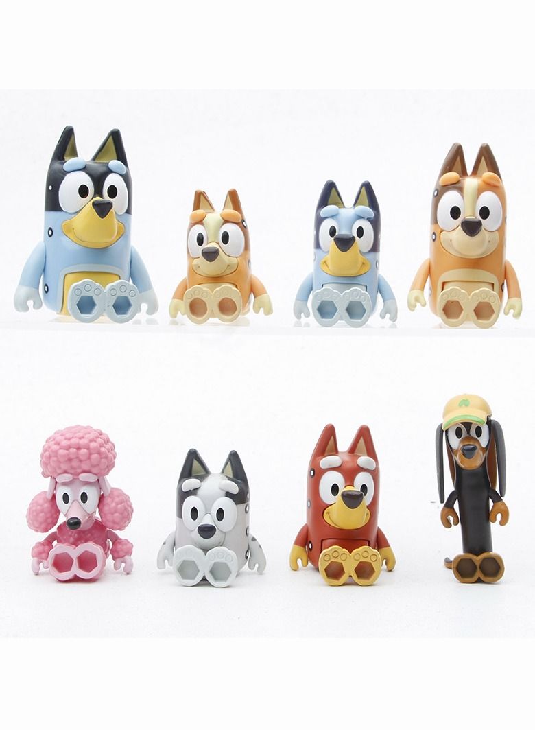 لعبة مجموعة 8 قطعة عمل دمية 5-8cm - Image 1