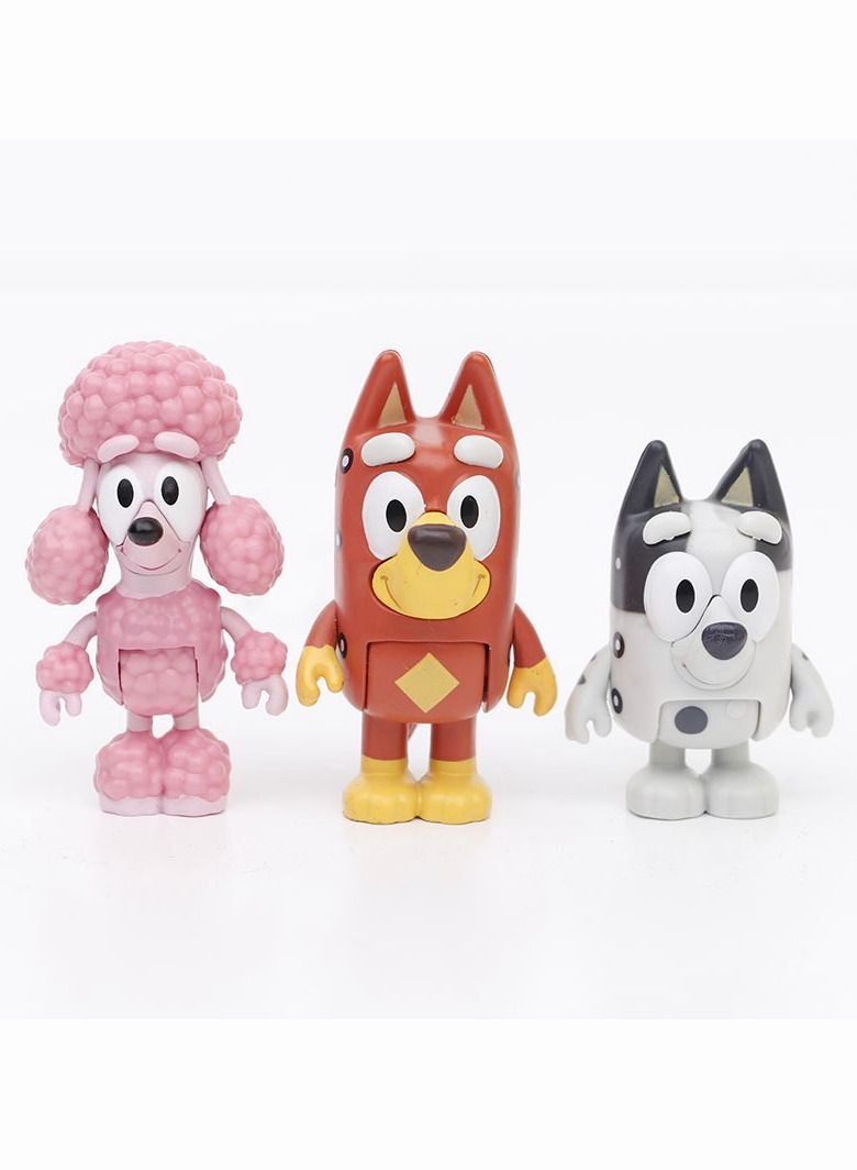 لعبة مجموعة 8 قطعة عمل دمية 5-8cm - Image 3