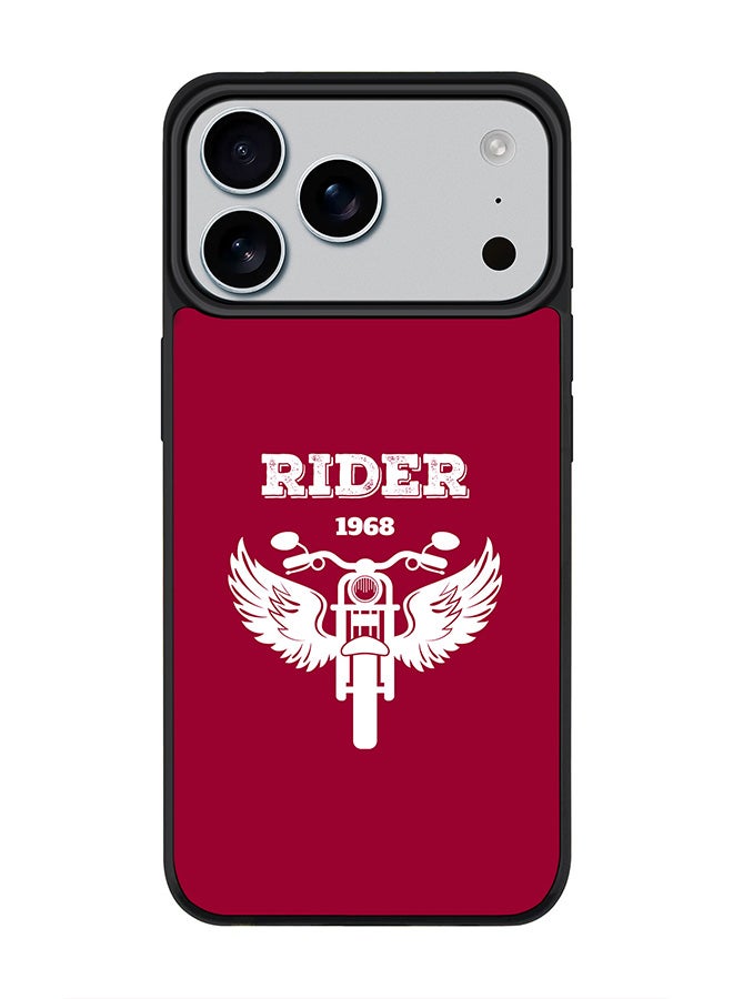 Stylizedd iPhone 17 Pro Max Case, [Compatible with MagSafe] Slim Magnetic cover Phone Case iPhone 17 Pro Max -Rider 1968 - Image 1