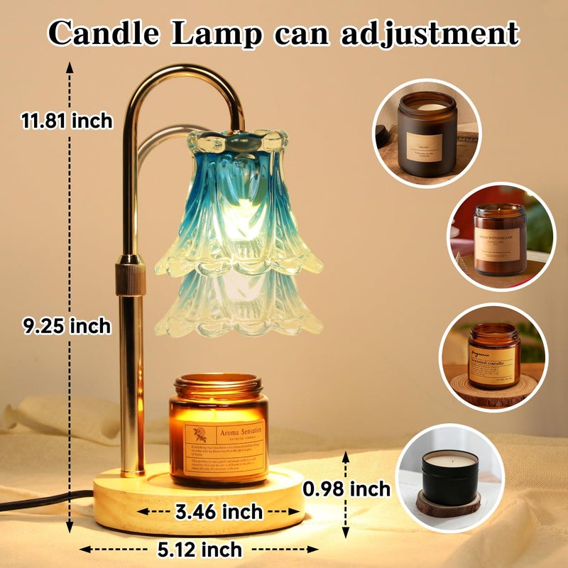 GEEZO Fragrance Candle Warmer Lampï¼ŒElectric Candle Warmer with Timer & Dimmerï¼ŒMom Christmas Birthday Gifts for Women, House Warming Gifts New Home Bedroom Decor - Image 2