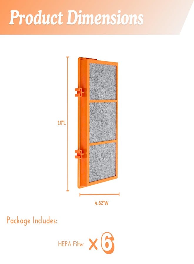 نيسبيرا فلتر بديل Nispira AER1 لجهاز تنقية الهواء Holmes Smoke Grabber HAPF30AS-U4R HAPF30AT مزيل الروائح والغبار والمركبات العضوية المتطايرة 1.2 × 10 × 4.6 بوصة، 6 عبوات. - Image 4
