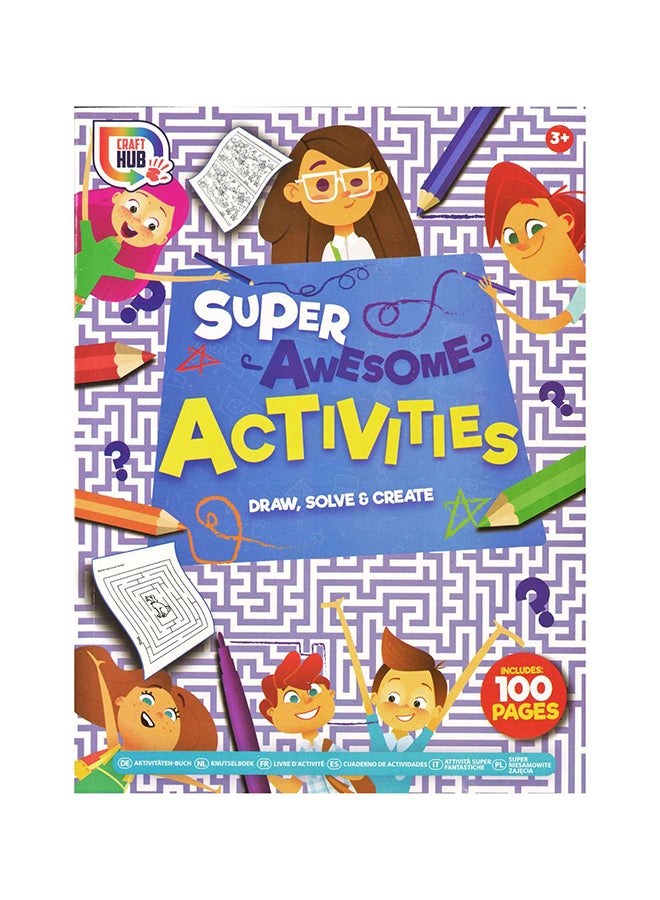 RMS 50 Sheet Activity Book X 64Gsm High Bulk Paper – Fun Kids Toy, Interactive Playtime & Gift Item - Image 1