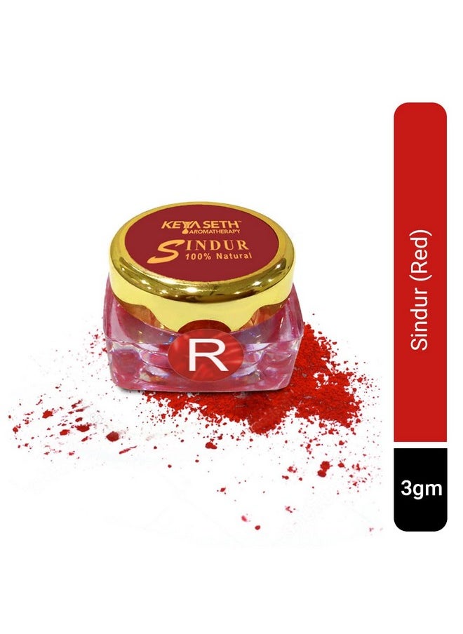 Keya Seth Aromatherapy Keya Seth Aromatherapy 100% Natural Sindoor Dust, 3Gm Sindoor (Red)  - Image 2