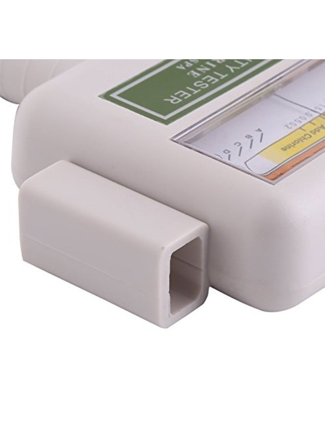 Generic PH Tester, Portable 2 in 1 PH & CL2 Chlorine Level Meter Water Quality Analysis Measurement Monitor Checker for Swimming Pool, Spa Water, Water Spring  - Image 5