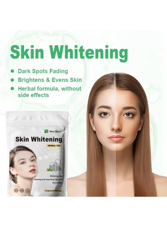 Wins Town 2-PACKS Skin Whitening Herbal Tea | Whitening, Detoxifying, and Antioxidant, 14-bag*2 - Image 3