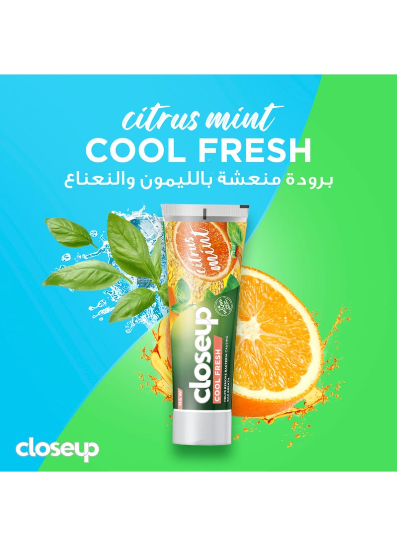 Closeup Citrus Mint Cool Fresh Toothpaste 75ml - Image 3