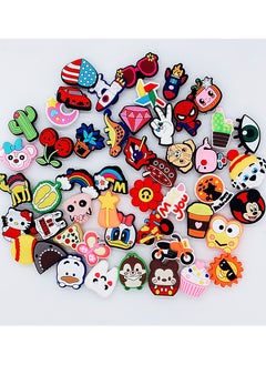 KASTWAVE Shoe Decoration Charms, 100pcs Mix Unique Styles, Random Cartoon Style Clogs, Clothing, Bracelet Decoration Accessories, Perfect Gift for Men Women Kids  - Image 4