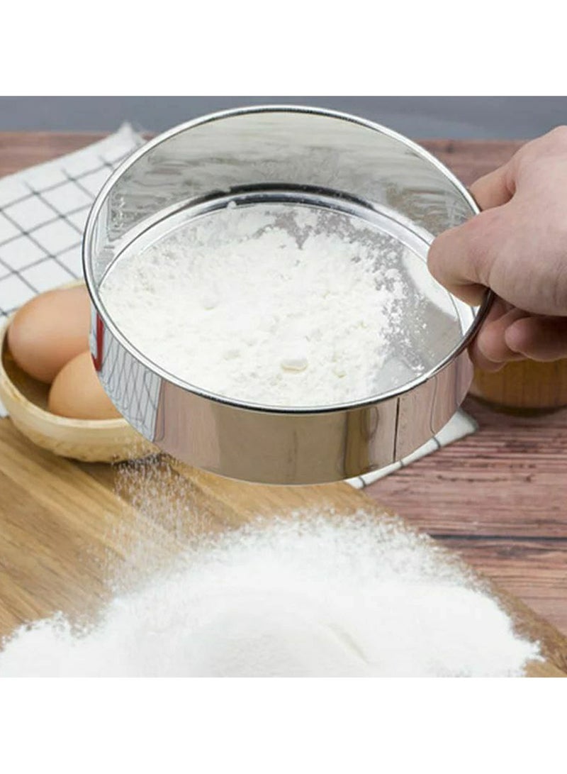 منخل دقيق 6 قطع مقاسات مختلفه  - Image 4