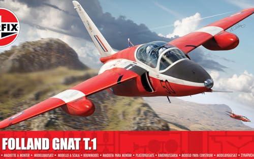 Airfix Folland Gnat 148 Plastic Model Kit - Image 1