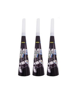 7.5-Inch Paper Horns Game On Edition Amplify the Fun with Playful Noise Set of 6 Pcs