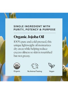 Sky Organics Organic Jojoba Oil by Sky Organics (4 fl oz) USDA Organic 100% Pure and Cold-pressed Unrefined Jojoba Oil for Oily and Dry Skin Hair and Nails Balancing Face Oil Non-Greasy Moisturizer  - Image 5