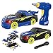 GILOBABY 26 Pieces Take Apart Toys for Boys Racing Car with Electric Drill Sounds  Lights Building Stem Toys for Kids Gifts for 3 4 5 Year Old Boys Learning Educational Toys - Image 4
