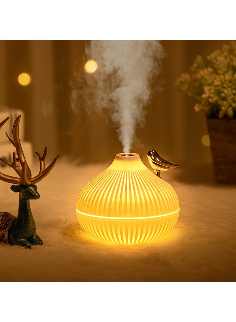 Generic Air Humidifiers Air Purifiers for Home with Night Light 300ML,Sleep Mode, Ozone Free, 24dB Quiet Air Cleaner for Bedroom, Office, , White - Image 1