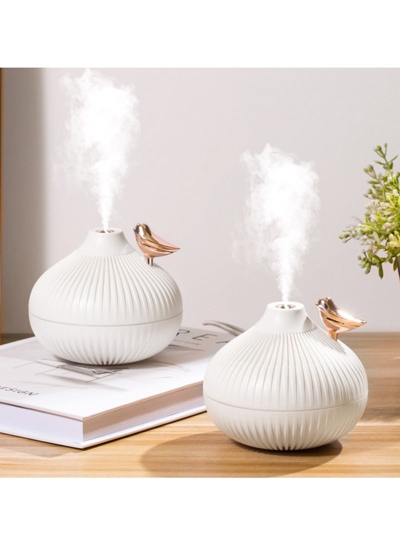 Generic Air Humidifiers Air Purifiers for Home with Night Light 300ML,Sleep Mode, Ozone Free, 24dB Quiet Air Cleaner for Bedroom, Office, , White - Image 4