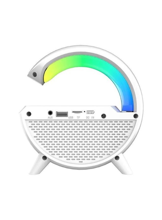 مكبر صوت بلوتوث مع شحن لاسلكي، مصباح مكتب بجانب السرير، ضوء ذكي، الة صوت، ديكور منزلي لغرفة النوم - Image 2