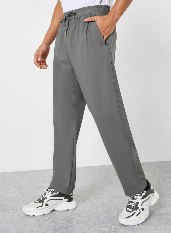 Styli Active Men Grey Relaxed Track Pant - Image 2