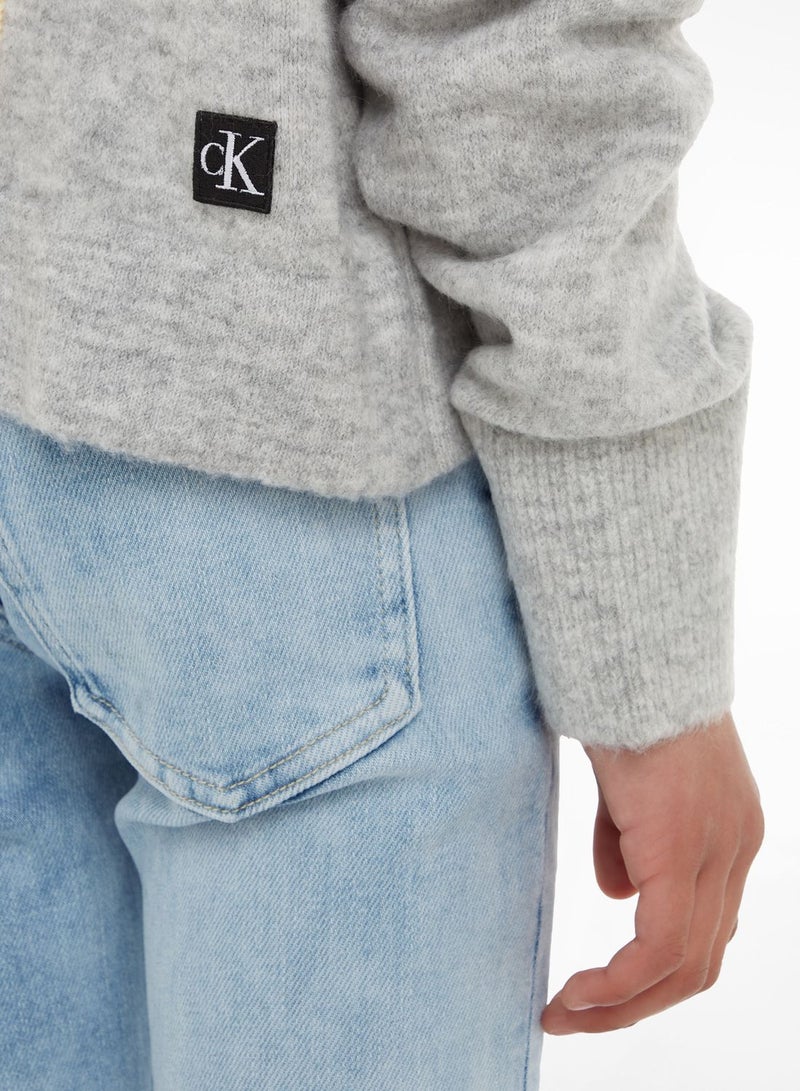 Calvin Klein Jeans Kids Color Block Sweater - Image 3