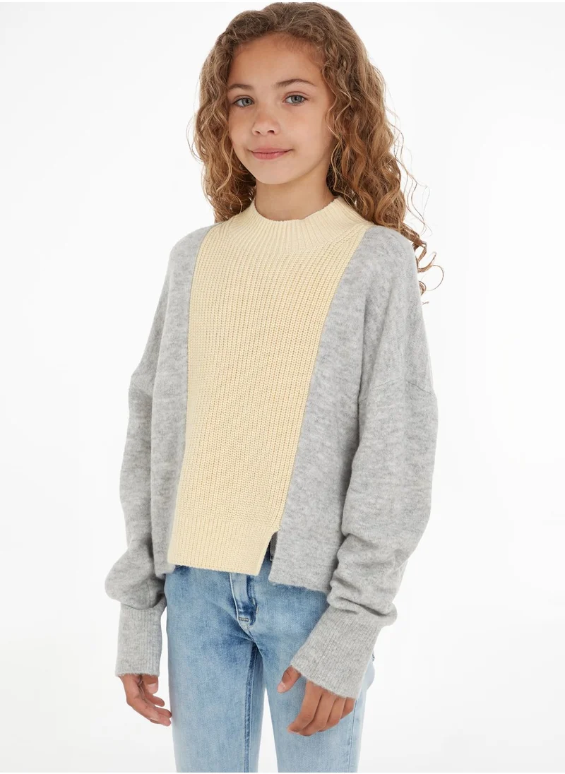 Calvin Klein Jeans Kids Color Block Sweater