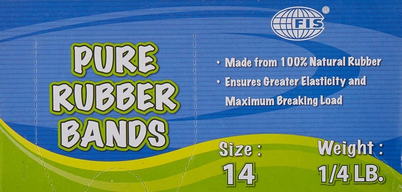 FIS Fsrb14 Pure Rubber Bands, 14 Size - Image 1