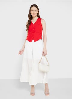 Flared Bottom Pants With Pleats - pzsku/Z1989D013BA9CF892ABACZ/45/_/1740245460/f7d0482c-983d-4d9a-b85e-19fdb3fafcf4