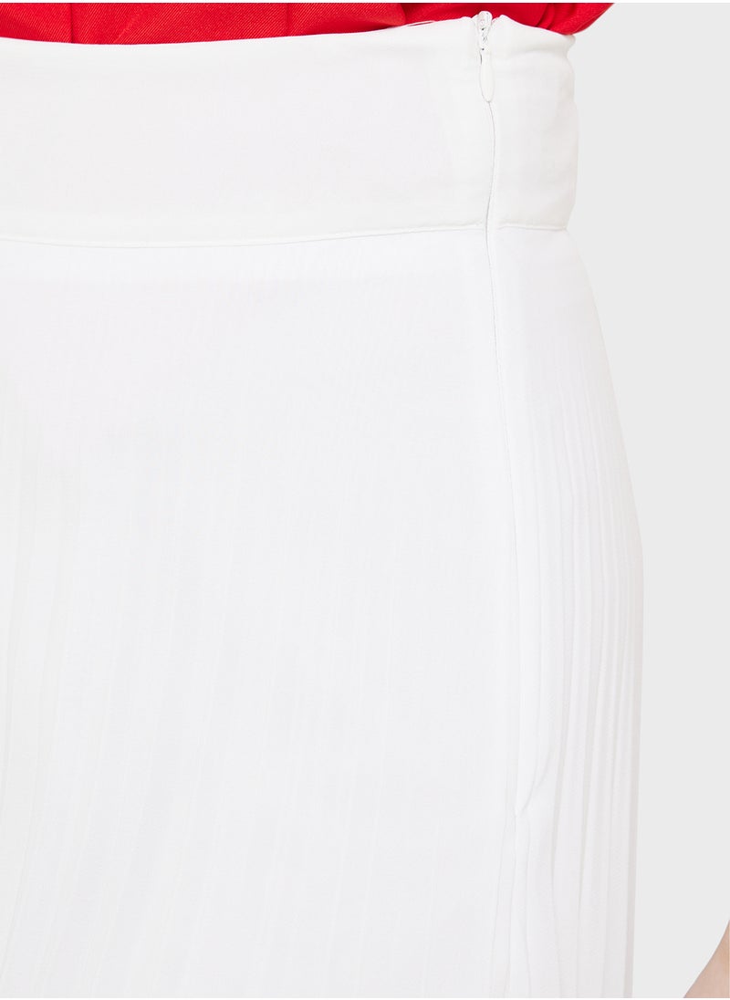 ELLA Flared Bottom Pants With Pleats  - Image 4