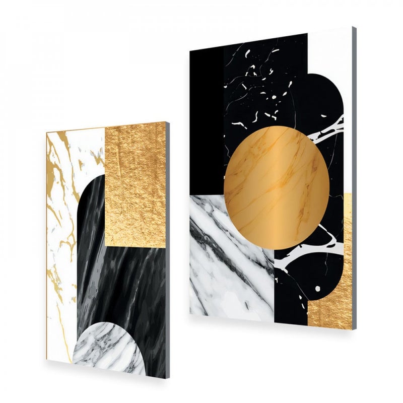 ماركتنا لوحة قماشية ثنائية بتصميم مودرن - Image 2