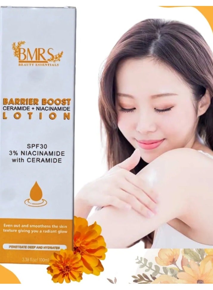 BMRS Barrier Boost Ceramide + Niacinamide Lotion 100ml - Image 2