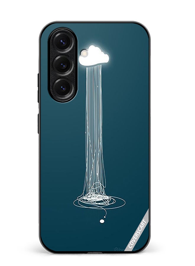 Protective Case Cover For Samsung Galaxy S25 Animated Rain Design Multicolour