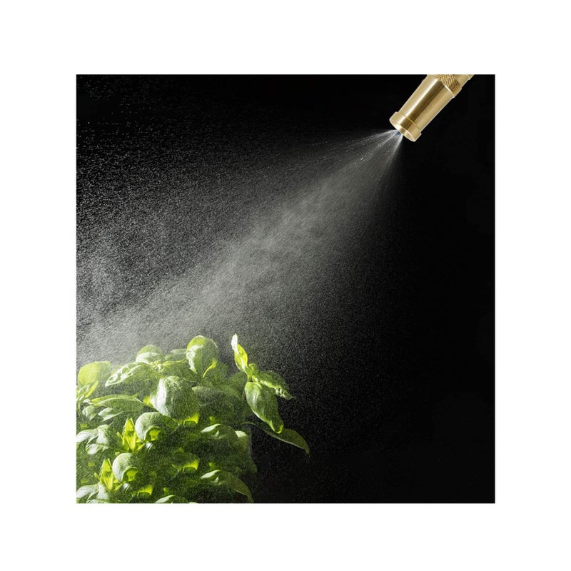 SOLARAE Solid Brass Hose Nozzle, 3/4" Adjustable Twist Water Hose Nozzle, 2 Pack 4" Heavy Duty Brass Garden Hose Nozzle with 10 Rubber Washers, for Watering Fowers, Lawns, Cleaning the Ground, Car - Image 5