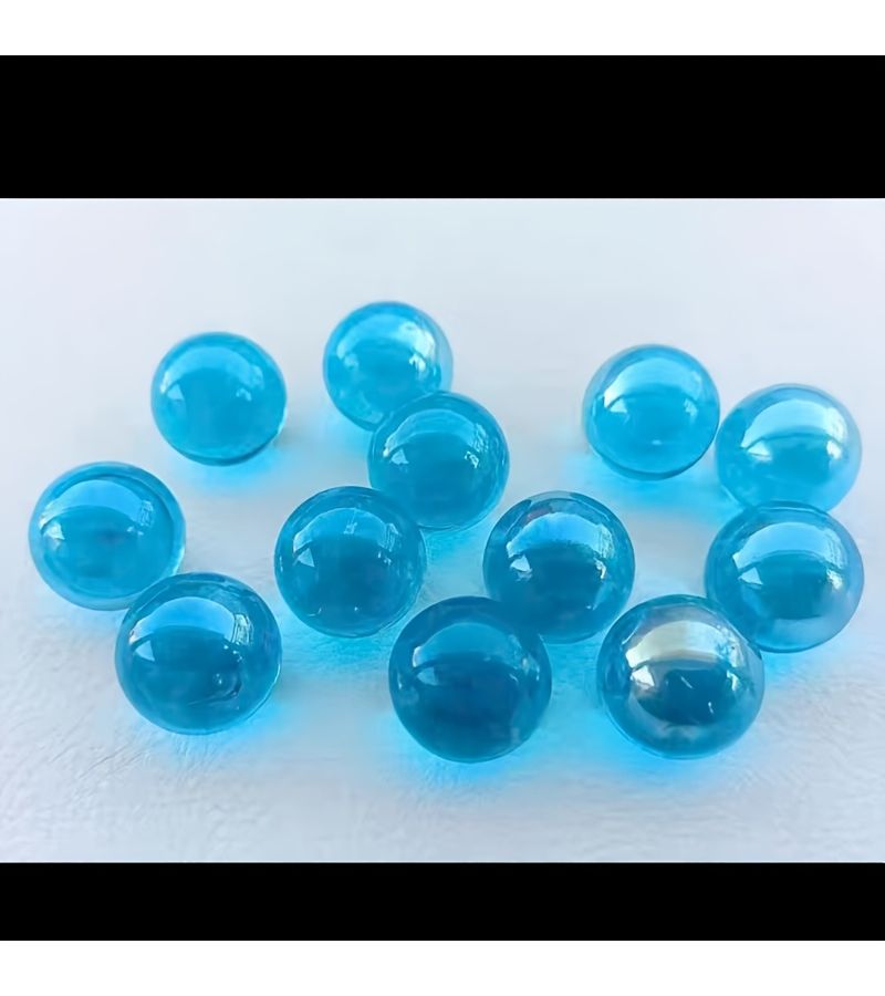 50 Pcs 16mm Aquamarine Solid Glass Marbles for Fish Tank Flower Pot Bottle Decoration - Image 5