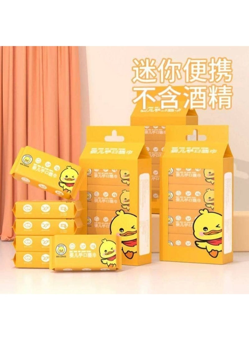 A pack of wet wipes containing 8 small packs - Image 3