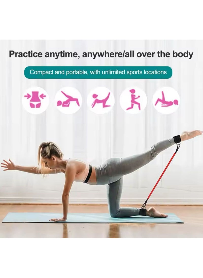 SportQ - Ankle Strengthening Resistance Bands, Ankle Resistance Band, Adjustable Ankle Band, Leg Resistance Bands, Portable Ankle Resistance Bands for Travel with Elastic Gym Ankle Straps - Image 1