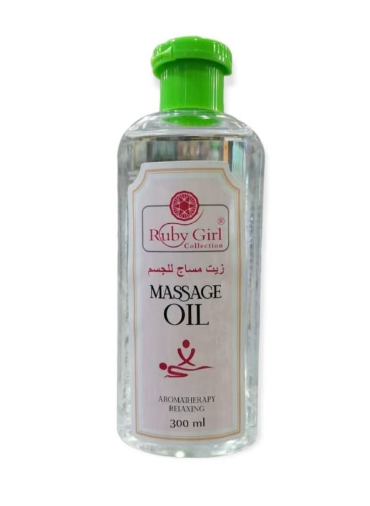 Ruby Girl Collection Massage Oil Aromatherapy Relaxing 300ml – Green Cap