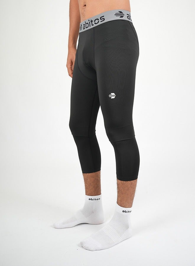 Abitos Men’s 3/4 Dri-FIT Training Tights – Performance Activewear for Gym and Running - Image 1