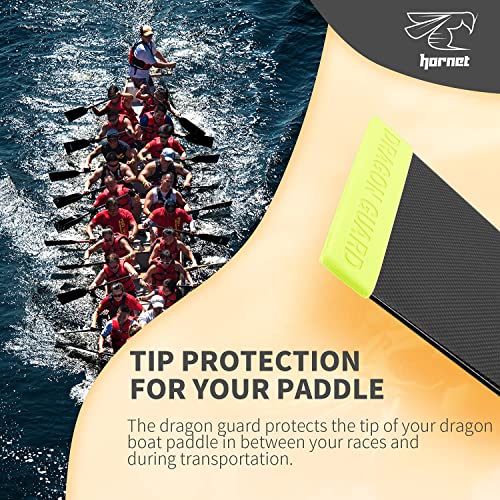 Dragon Guard Tip Protector for Dragon Boat Paddles (yellow) - Image 4