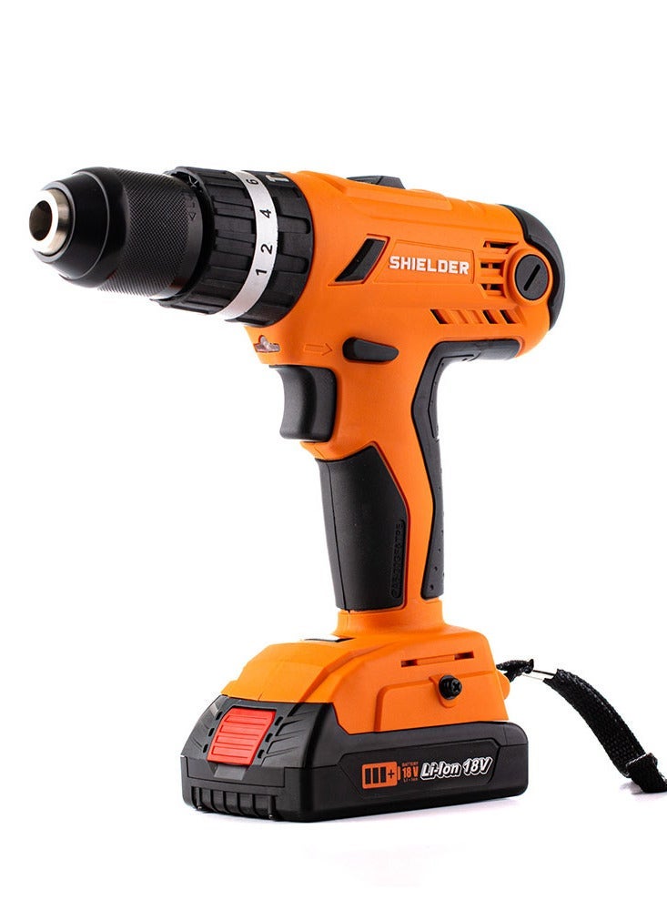 Shielder Cordless Hammer Drill Shielder SH-1322 18V Lithium-Ion Drill Driver With Dual Speed, 13mm Metal Chuck, LED Light And 2 Batteries - Image 2
