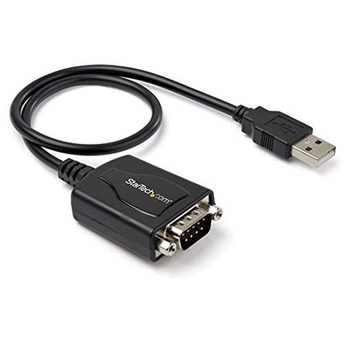 StarTech.com 1ft (30cm) 1-Port Professional USB to Serial Adapter Cable with COM Retention, USB to RS232 Adapter - TAA - Image 5