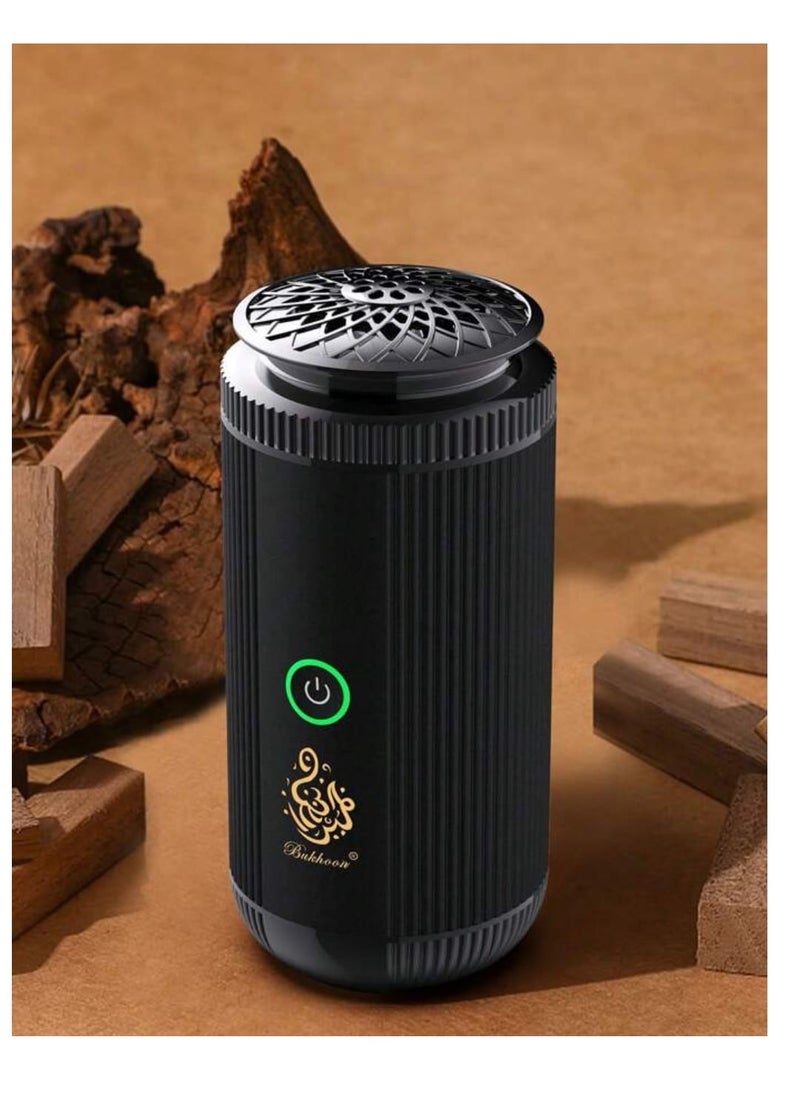 بخور مبخرة البخور الذكية ذات التصميم الأنيق مبخرة إلكترونية محمولة مع منفذ شحن من النوع C  - Image 4