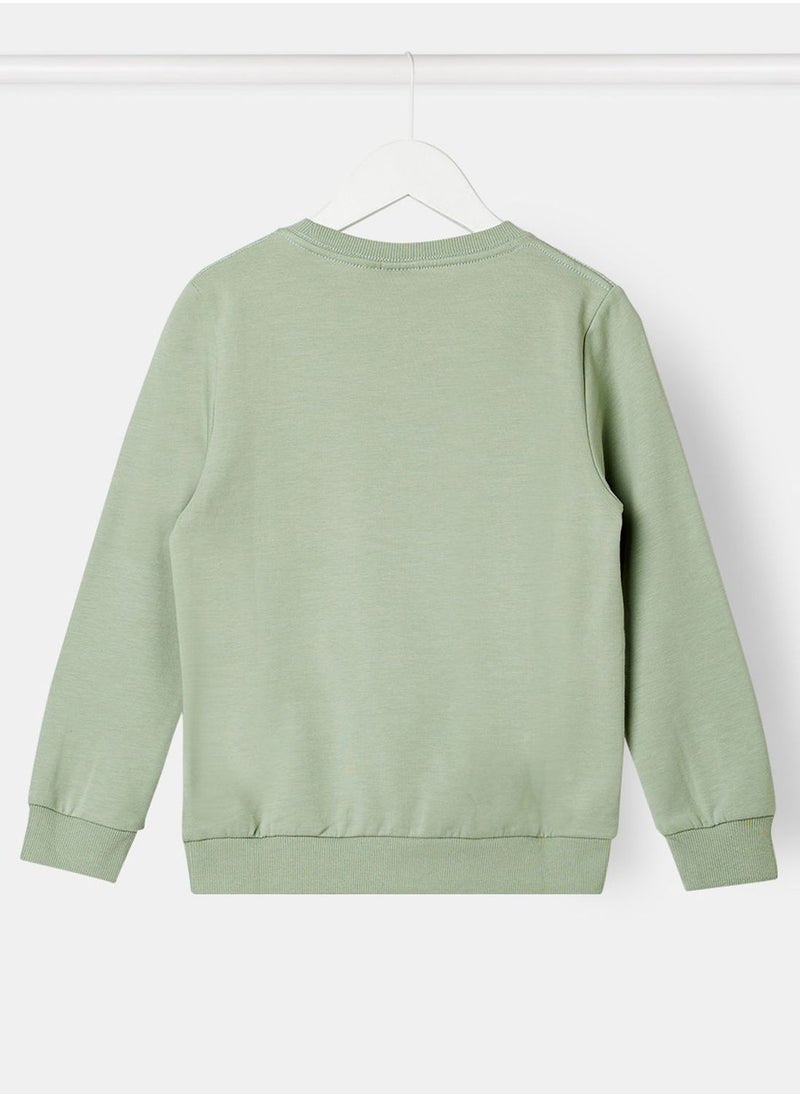 NAME IT - Kids Graphic Print Sweatshirt - Image 1