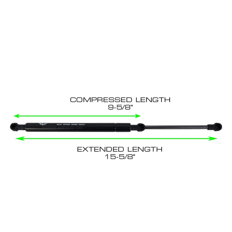 Rugged TUFF Lift Support Shocks Struts for 2006 2007 2008 2009 2010 2011 BMW 323i 325i 325xi 328i 328xi 330i 335d 335i 3 Series Front Hood Gas Springs Arms Pair SG402058 51237060550 (2 Qty) - Image 3