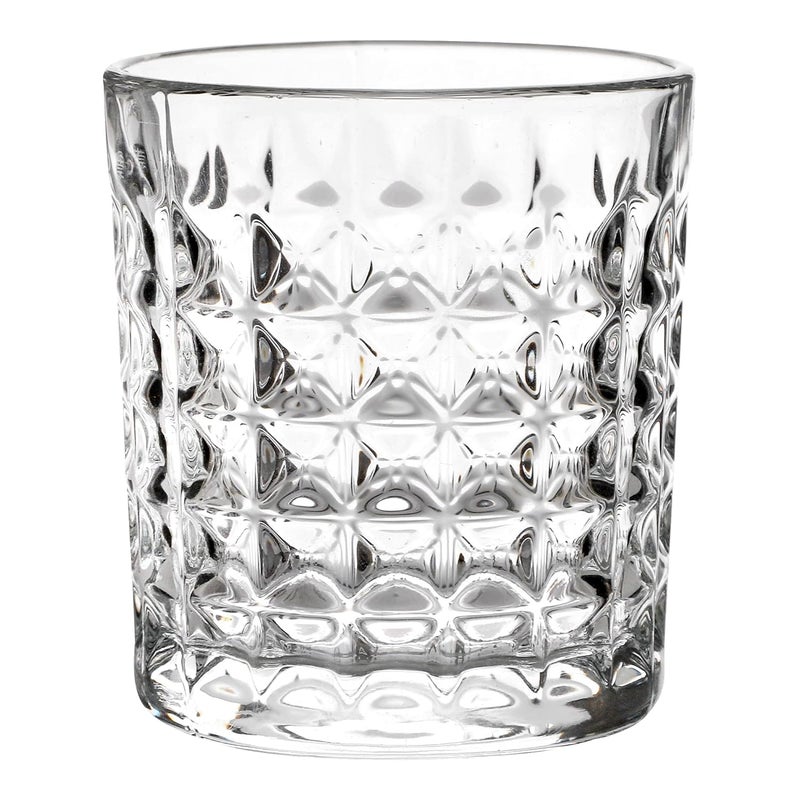 Saaikee Diamond Crystal Cut Whiskey Glasses Bar Glass for Drinking Bourbon Whisky Scotch Cocktails Cognac Old Fashioned Cocktail Tumblers - Image 2